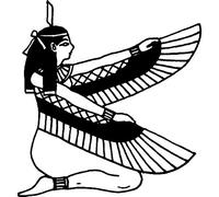 'Egyptian Goddess' Rubber Stamp - Unmounted Design for Crafting & Scrapbooking, A8 (RS00025530)