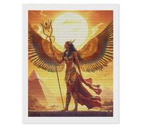 Egyptian Goddess Shu Diamond Art Kits for Adults 5D DIY Full Drill Painting Gems Wall Arts and Crafts 16"x20"
