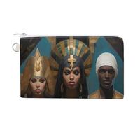 Egyptian Goddesses Epic Coin Purse Cute Change Pouch Wallet Clutch Bag with Zip
