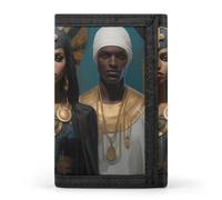 Egyptian Goddesses Epic Trifold Wallet Cute Card Slots Holder Clutch Purse Wallets for Men Women