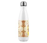 Egyptian Gods & Ancient Egyptian Hieroglyphs Stainless Steel Bottle Benjamin Tate Design Natural One Size