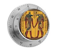 Egyptian Gods Anubis And Horuses Africa Kitchen Timer Mini Timer Stainless Steel Cooking Timer Countdown Loud Alarm Clock