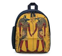 Egyptian Gods Anubis And Horuses Africa Laptop Backpack Cute Travel Daypack Carry on Backpack Work Bag for Men Women