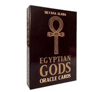Egyptian Gods Oracle Cards - Tarot Party Table Game, Leisure Board Game | Mystical Ancient Mythology Divination Deck, Insightful Spiritual Guidance Kit For Family Holiday