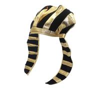 Egyptian Headwear Headpiece -Unisex Cosplay Turban, Halloween Costume Accessory, | Lightweight Fabric Headpiece For Students Children Stage Performance Festivals Themed Parties And Creative Dress