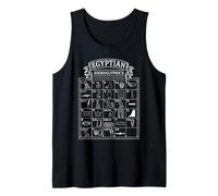 Egyptian Hieroglyphics Ancient Egypt Alphabets Tank Top