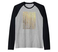 Egyptian Hieroglyphics - Ancient Egypt Raglan Baseball Tee