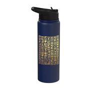 Egyptian Hieroglyphics Ancient Egypt Symbols Pharaoh Cairo Stainless Steel Insulated Water Bottle