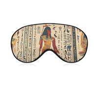 Egyptian Hieroglyphs and Pharaohs Sleep Mask Eye Cover for Sleeping Men Women Light Blocking Travel Blindfold