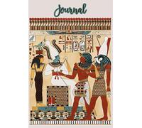 Egyptian Journal: Ancient Egypt Hieroglyphic Notebook Gift For Teens, Students, Woman, Girls, Men, Boys, Moms & Dads - 120 College Ruled Lined Pages, 6 x 9, Soft Cover, Matte Finish