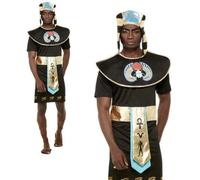 Egyptian King Costume Adults Cleopatra Egyptian God Mens Fancy Dress Outfit