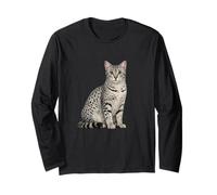 Egyptian Mau Cat Design Beautiful Long Sleeve T-Shirt