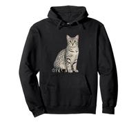 Egyptian Mau Cat Design Beautiful Pullover Hoodie