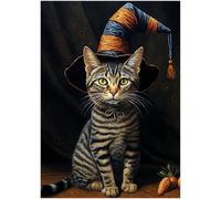Egyptian Mau Cat Wizard Puzzles 1000 Pieces for Adults - Gift for Egyptian Mau Cat Owner - Funny Challenging Jigsaw Puzzle Perfect for Game Nights