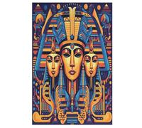 Egyptian Mythology Puzzle Adults And Teenagers 1000 Pieces Wooden Jigsaw Educational Game Toy Family Decoration （78×53cm）