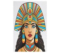 Egyptian Mythology Puzzles 1000 Pieces For Teens And Adults - Wooden Jigsaw Puzzle Family Activity Educational Games 78×53cm
