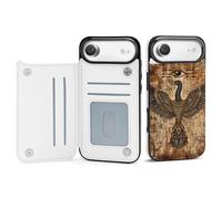 Egyptian Papyrus Depicts The Eye of Horuses Phone Case Compatible for iPhone 17 Air Wallet Cases Card Holder Cell Phone Cover Protection