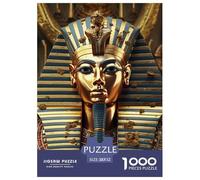 Egyptian Pharaoh 1000 Pieces Jigsaw Puzzles For Adults And Kids God Fun Brainteasing Colourful Creativity Gift Giving 52x38cm/1000pcs