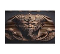Egyptian Pharaoh Adults Kids Puzzle Jigsaw 1000 Pieces Jigsaw Jigsaw Educational Toy Game Family Decoration （75×50cm）