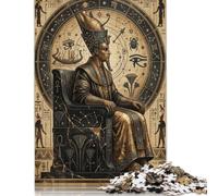 Egyptian Pharaoh Celestial Jigsaw Puzzle 300 Pieces, Family Game
