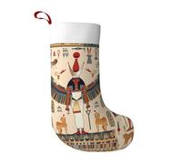 Egyptian Pharaoh Christmas Stocking Ancient Xmas Hanging Stocking for Kids Adults Family Holiday Party Decoration