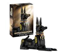 Egyptian Pharaoh Dog Building Blocks Set, 1208PCS Creative Animals Model Toys for Home Office Decor, Pharaoh Hound Bricks Kit, Ideas Gifts for Kids Adults