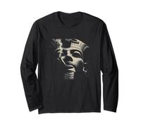 Egyptian Pharaoh King Tutankhamun Ancient Egypt Portrait Long Sleeve T-Shirt