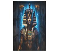 Egyptian Pharaoh Wooden Puzzles for Adults,1000 Piece,Jigsaw Puzzle for Teens Brain Challenge 78×53cm
