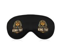 Egyptian Pharaohs King TUT Comfortable Sleep Mask with Adjustable Strap Soft Eyeshade for Night Sleeping Flight Nap Travel