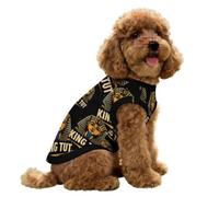 Egyptian Pharaohs King Tut Cute Dog Shirts Summer Ice Silk Tank Top