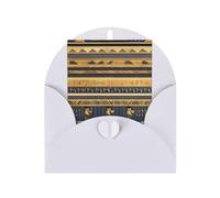Egyptian Pharaonic Frescoes Greeting Card, 4x6 Inch With Envelope, &Suitable For Birthdays, Weddings, And Business Events.