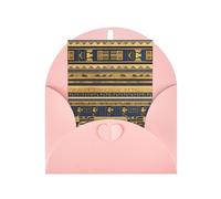 Egyptian Pharaonic Frescoes Greeting card, blank inner page, includes envelope, 10cm x 15cm.