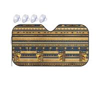 Egyptian Pharaonic Frescoes It is a car Windshield Sun Visor, which Does not take up Too Much Space and Protects The Environment Inside The car.