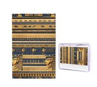 Egyptian Pharaonic Frescoes Jigsaw Puzzle for Adults Challenging Wooden Puzzles 1000 Pieces Personalized Photo Puzzle Picture Jigsaws Custom Jigsaw Puzzles for Birthday