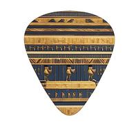 Egyptian pharaonic frescoes the 12-piece guitar picks include three picks: thin, medium and heavy. suitable for electric, acoustic and bass guitars of all strengths