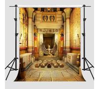 Egyptian Photography Backdrop Queen Pharaoh Mysterious Religious Wall Decor Hieroglyph Ancient Mural Painting Background Banner 200x140CM