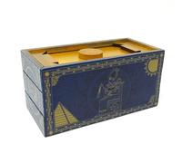 Egyptian Puzzle Box by Crux Puzzles - Fun Wooden Puzzle Box With Three Hidden Compartments