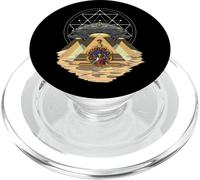 Egyptian Pyramids Aliens UFO Ancient Egyptian Mythology PopSockets PopGrip for MagSafe