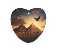 Egyptian Pyramids Flying Ea-gle Car Air Fresheners Scent Cards Love form