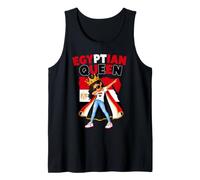 Egyptian Queen Dabbing Girl Egypt Flag Pride Heritage Tank Top