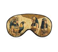 Egyptian Queen Gods Ancient Egypt Adjustable Eyemask Soft Shade Sleep Mask | Comfortable Travel Eye Mask,Zero Eye Pressure,for Car Office Hotel Home