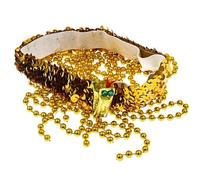 Egyptian Queen Headpiece Cosplay Costume Party Supply Showcasing the Enchanting Beauty of Ancient Egypt
