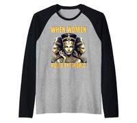 Egyptian Queen Nefertiti-When Women Ruled the World Raglan Baseball Tee