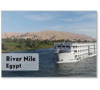 Egyptian River Nile Cruise, Fridge Magnet