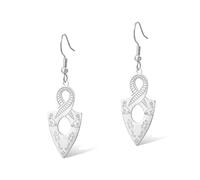 Egyptian Scarab Beetle Earrings Ancient Mythology Northern Bald Ibis Pendant Pharaoh's Symbol of Power Amulet Jewelry for Women Men, One Size, Stainless Steel, No Gemstone