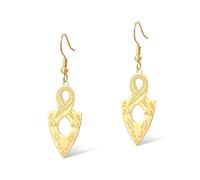 Egyptian Scarab Beetle Earrings Ancient Mythology Northern Bald Ibis Pendant Pharaoh's Symbol of Power Amulet Jewelry for Women Men, One Size, Stainless Steel, No Gemstone