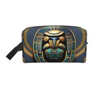 Egyptian Scarab Print Large Capacity Travel Toiletry Bag Cosmetic Pouch Waterproof Lightweight Vacation