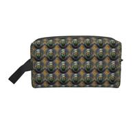 Egyptian Scarab Print Large Capacity Travel Toiletry Bag Unisex Daily Storage Portable Cosmetic Pouch