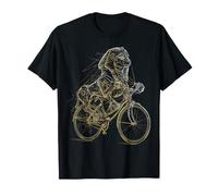 Egyptian Sphinx Bicycle Illustration T-Shirt