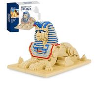 Egyptian Sphinx Building Blocks Set, 2732 PCS Famous World Architecture Building Model Bricks Kit for Home Decor, 3D Landmark Creative Gift Construction Toy for Adults & Teens